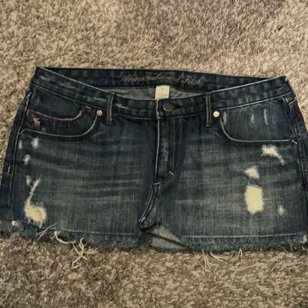 Abercrombie jean mini skirt